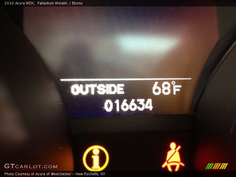 Palladium Metallic / Ebony 2010 Acura MDX