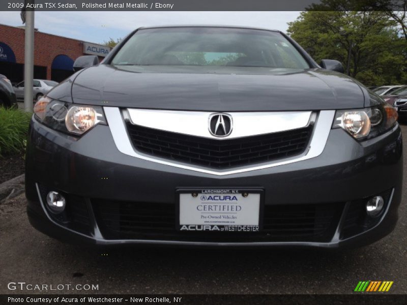Polished Metal Metallic / Ebony 2009 Acura TSX Sedan