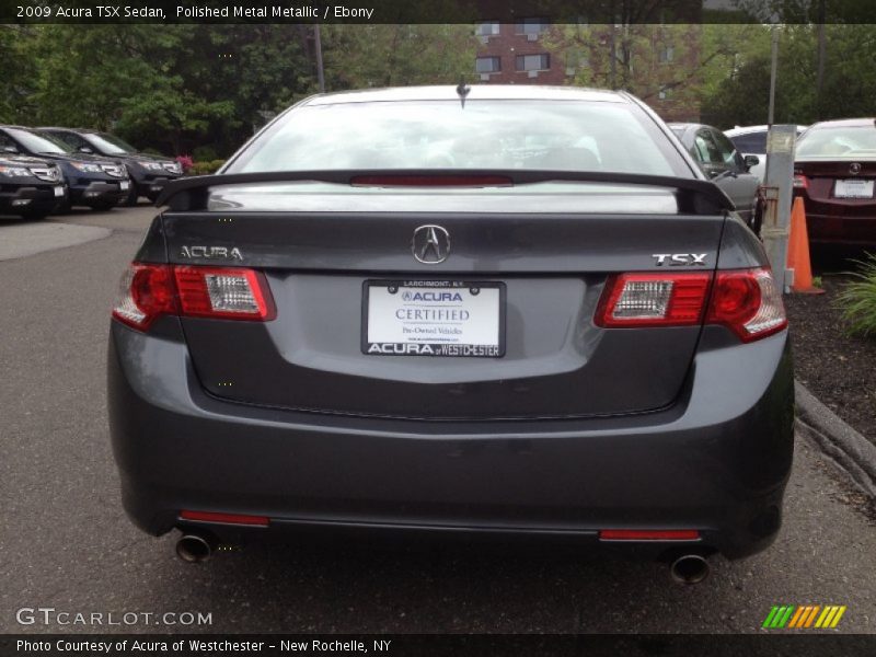 Polished Metal Metallic / Ebony 2009 Acura TSX Sedan