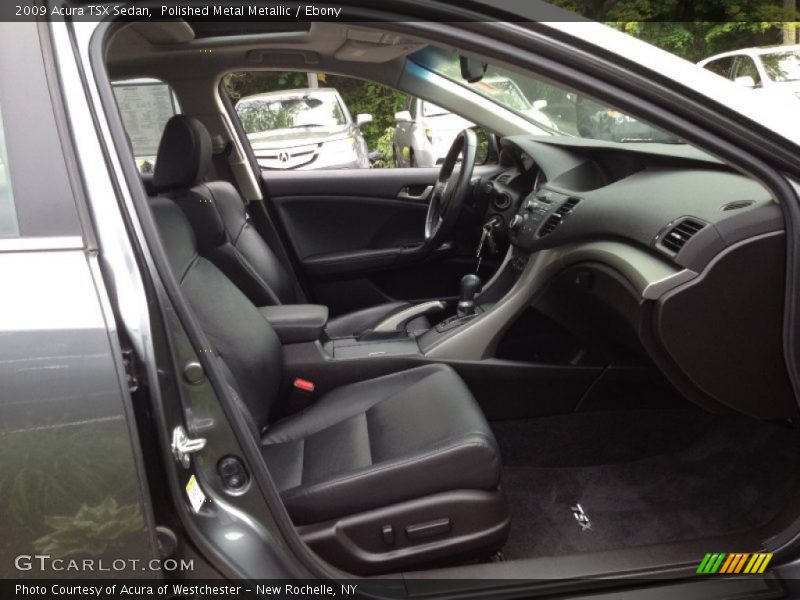 Polished Metal Metallic / Ebony 2009 Acura TSX Sedan