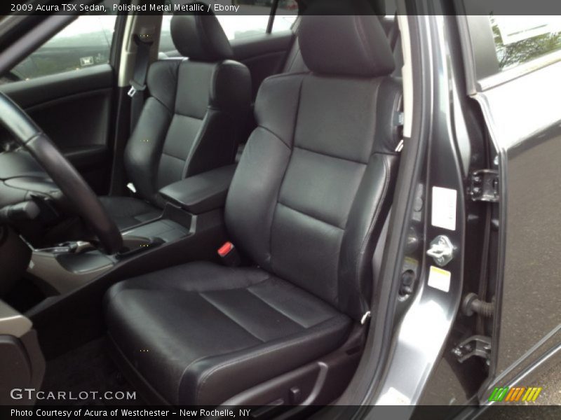 Polished Metal Metallic / Ebony 2009 Acura TSX Sedan
