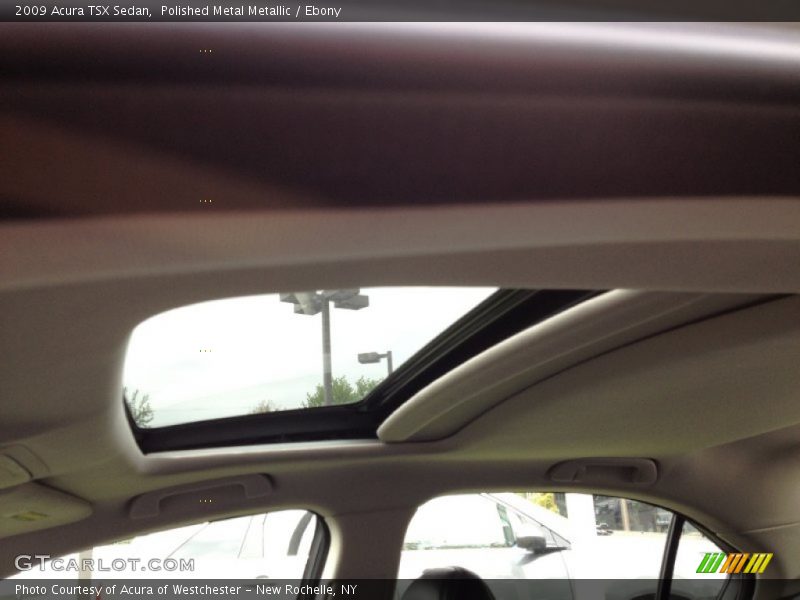 Polished Metal Metallic / Ebony 2009 Acura TSX Sedan