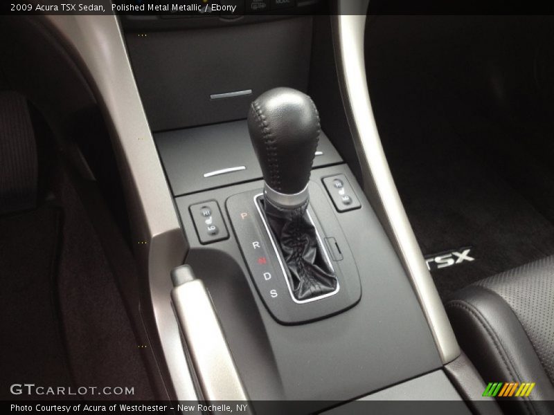 Polished Metal Metallic / Ebony 2009 Acura TSX Sedan