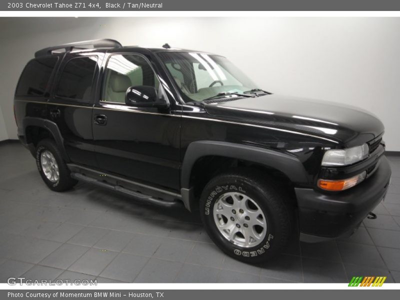 Black / Tan/Neutral 2003 Chevrolet Tahoe Z71 4x4