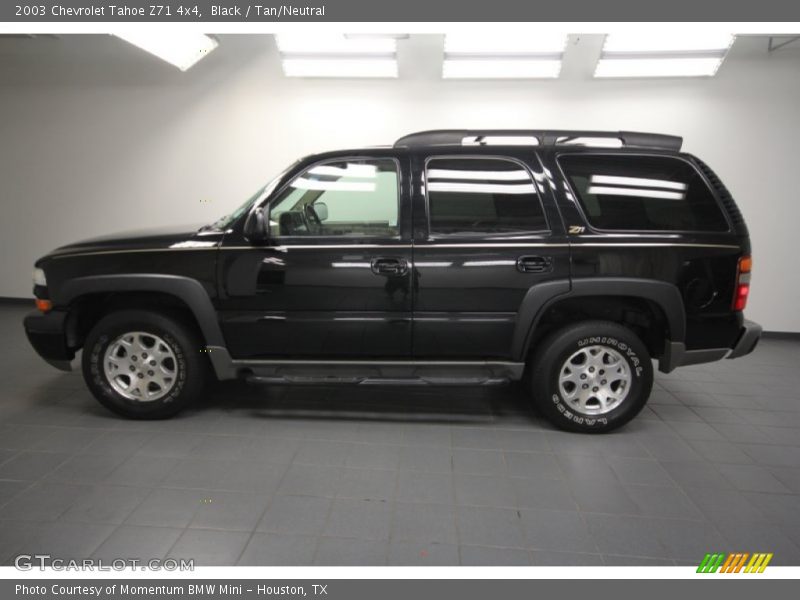Black / Tan/Neutral 2003 Chevrolet Tahoe Z71 4x4