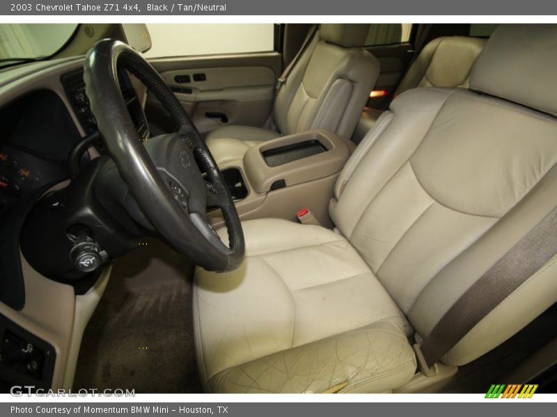 Black / Tan/Neutral 2003 Chevrolet Tahoe Z71 4x4