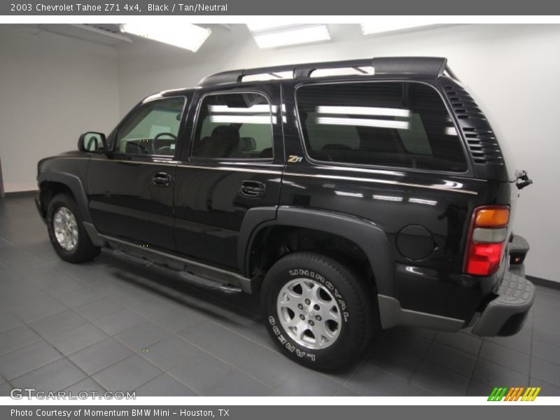 Black / Tan/Neutral 2003 Chevrolet Tahoe Z71 4x4