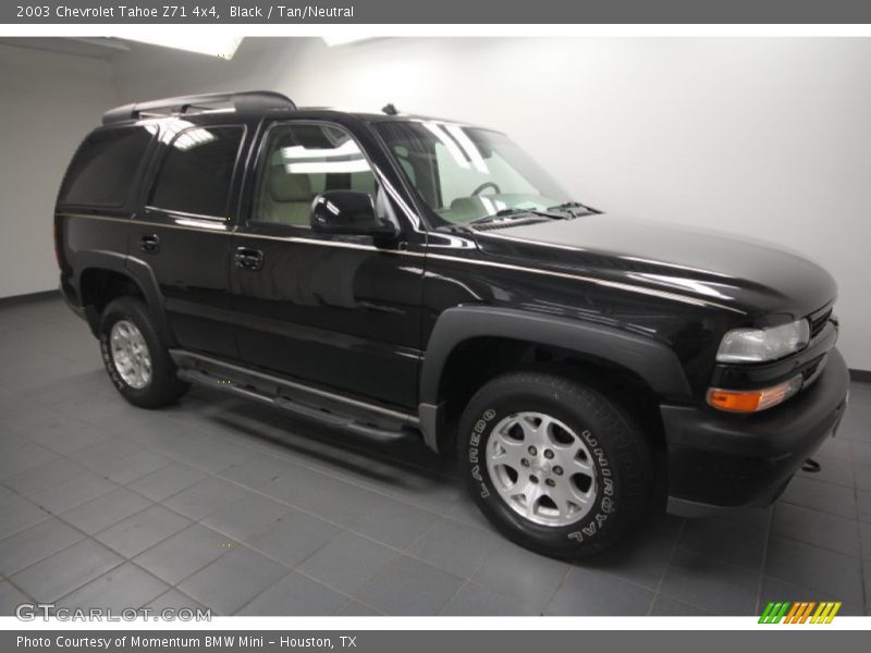 Black / Tan/Neutral 2003 Chevrolet Tahoe Z71 4x4