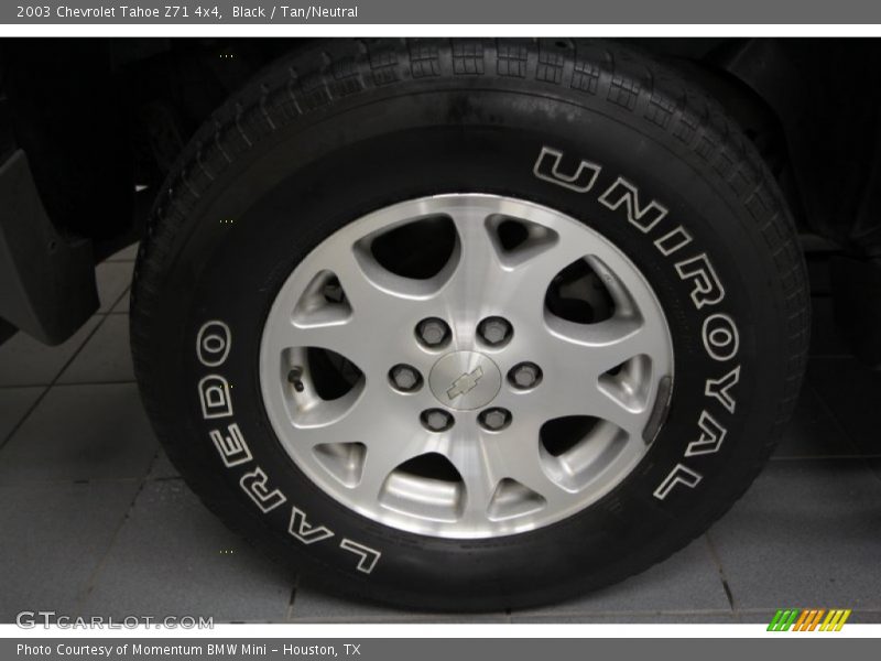 Black / Tan/Neutral 2003 Chevrolet Tahoe Z71 4x4