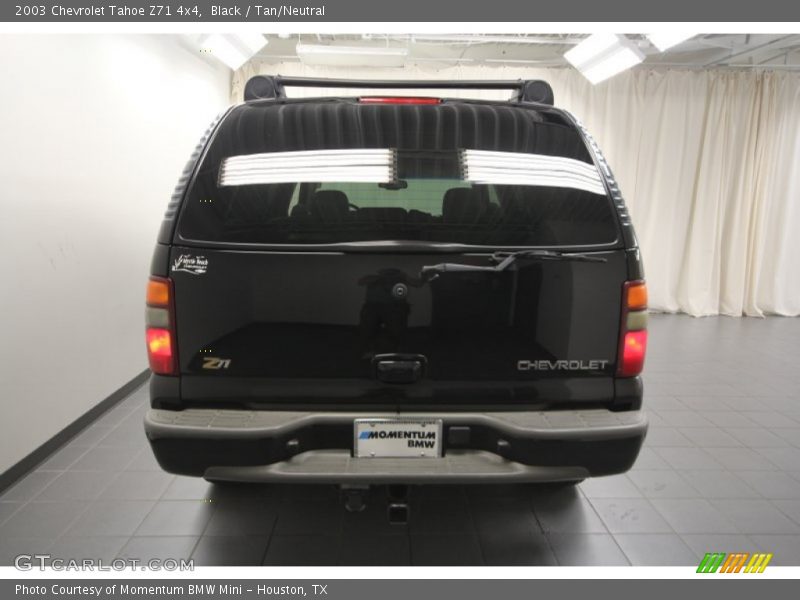 Black / Tan/Neutral 2003 Chevrolet Tahoe Z71 4x4