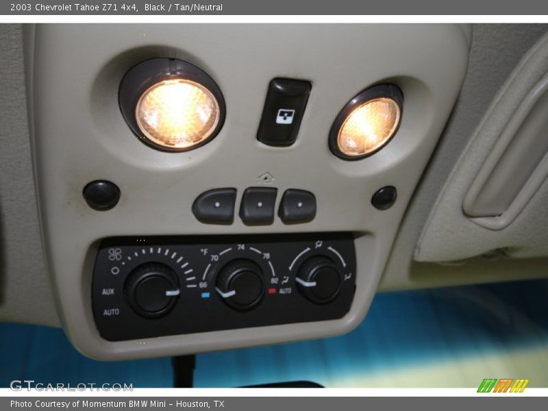 Black / Tan/Neutral 2003 Chevrolet Tahoe Z71 4x4