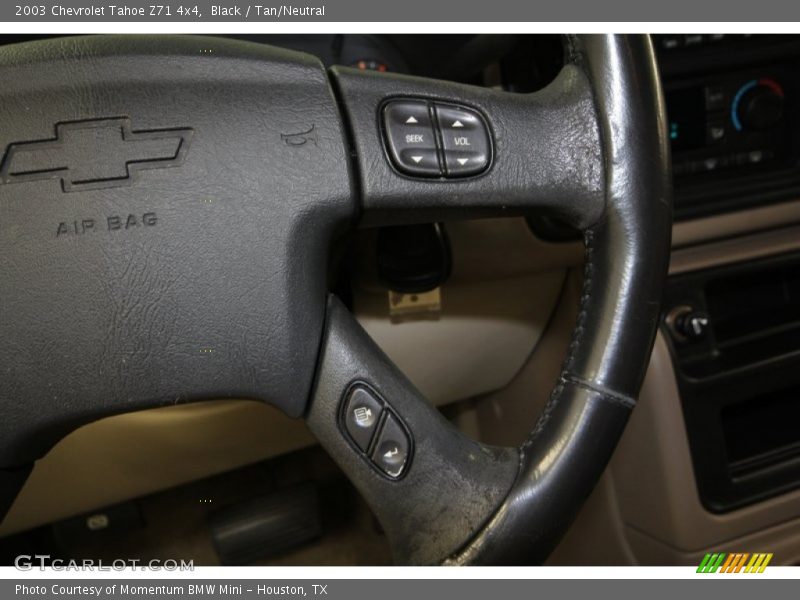Black / Tan/Neutral 2003 Chevrolet Tahoe Z71 4x4