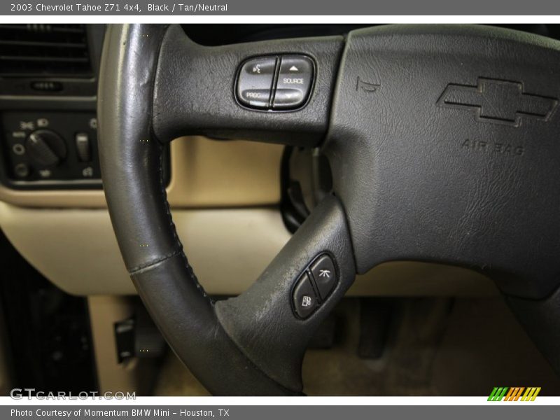 Black / Tan/Neutral 2003 Chevrolet Tahoe Z71 4x4