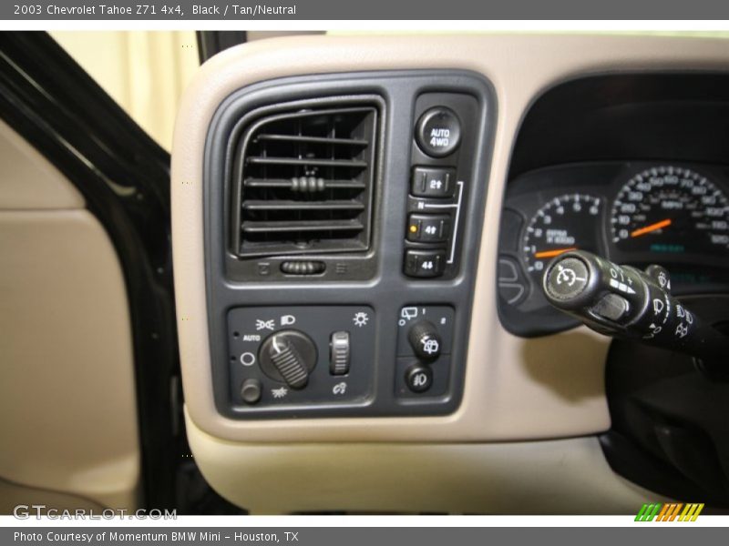 Black / Tan/Neutral 2003 Chevrolet Tahoe Z71 4x4