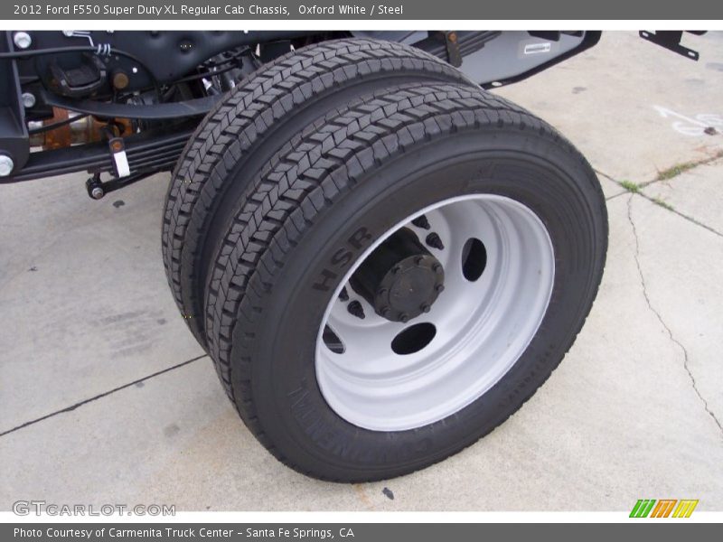 Oxford White / Steel 2012 Ford F550 Super Duty XL Regular Cab Chassis