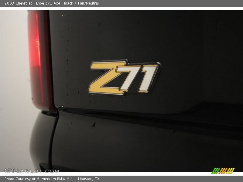 Black / Tan/Neutral 2003 Chevrolet Tahoe Z71 4x4