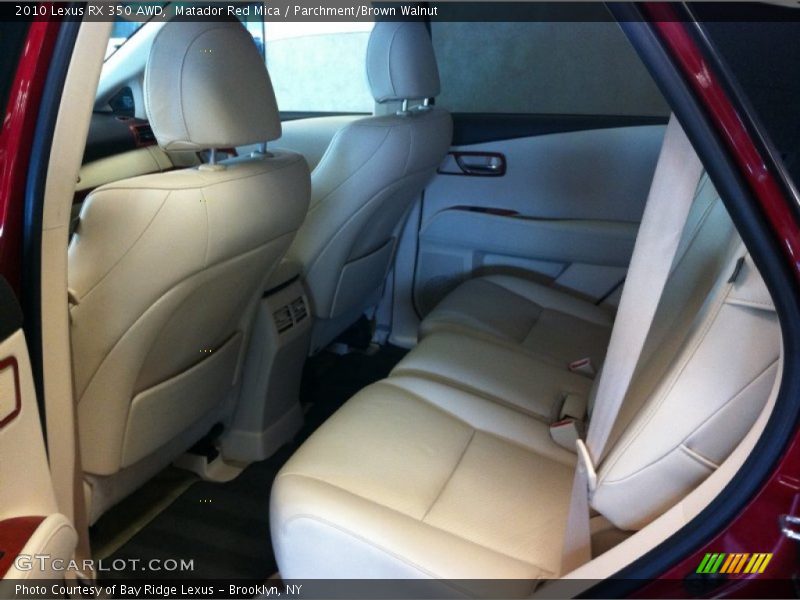 Matador Red Mica / Parchment/Brown Walnut 2010 Lexus RX 350 AWD