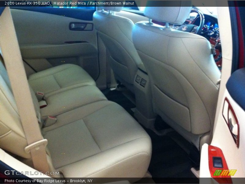 Matador Red Mica / Parchment/Brown Walnut 2010 Lexus RX 350 AWD
