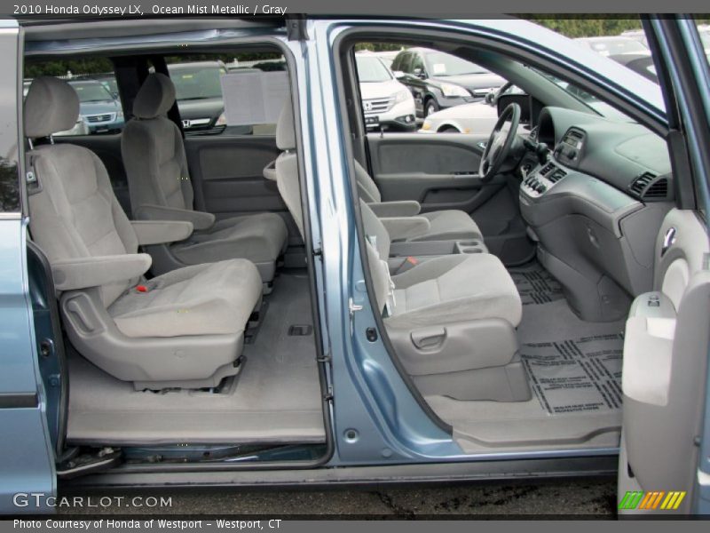 Ocean Mist Metallic / Gray 2010 Honda Odyssey LX