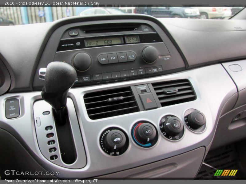 Ocean Mist Metallic / Gray 2010 Honda Odyssey LX