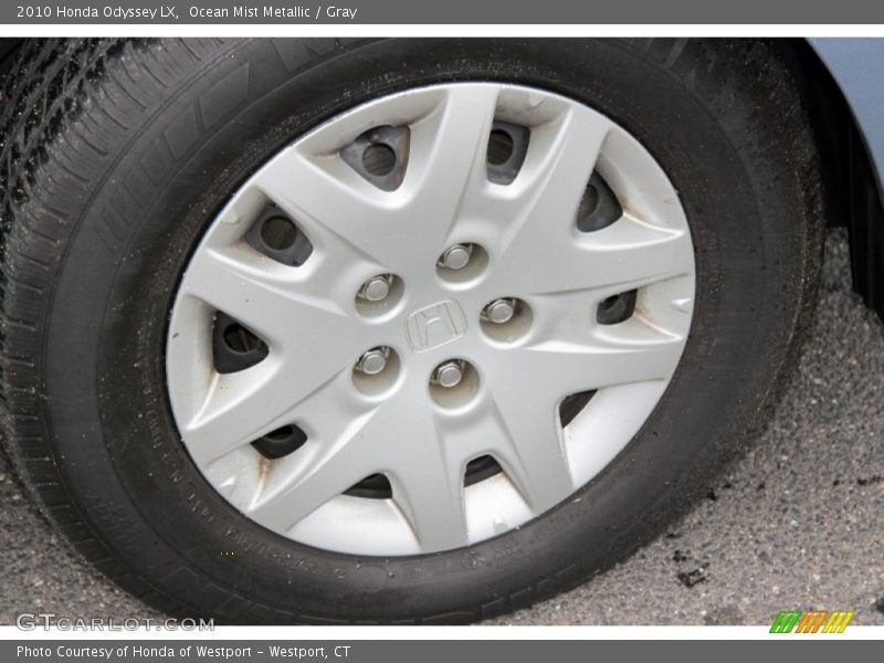 Ocean Mist Metallic / Gray 2010 Honda Odyssey LX