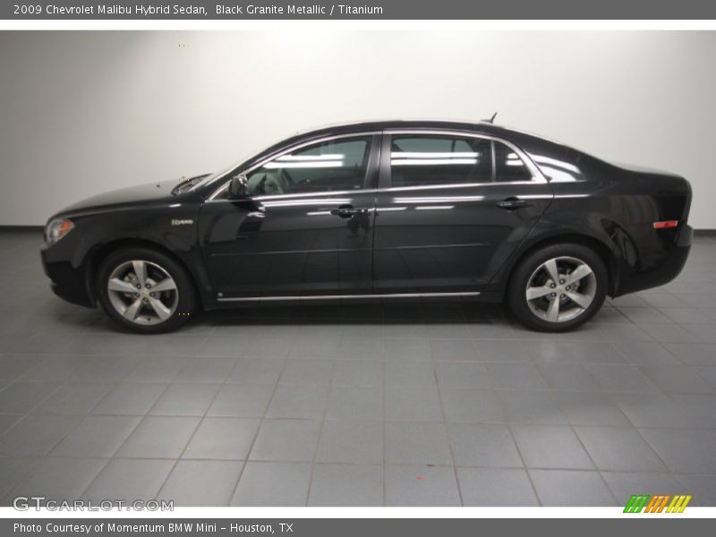 Black Granite Metallic / Titanium 2009 Chevrolet Malibu Hybrid Sedan