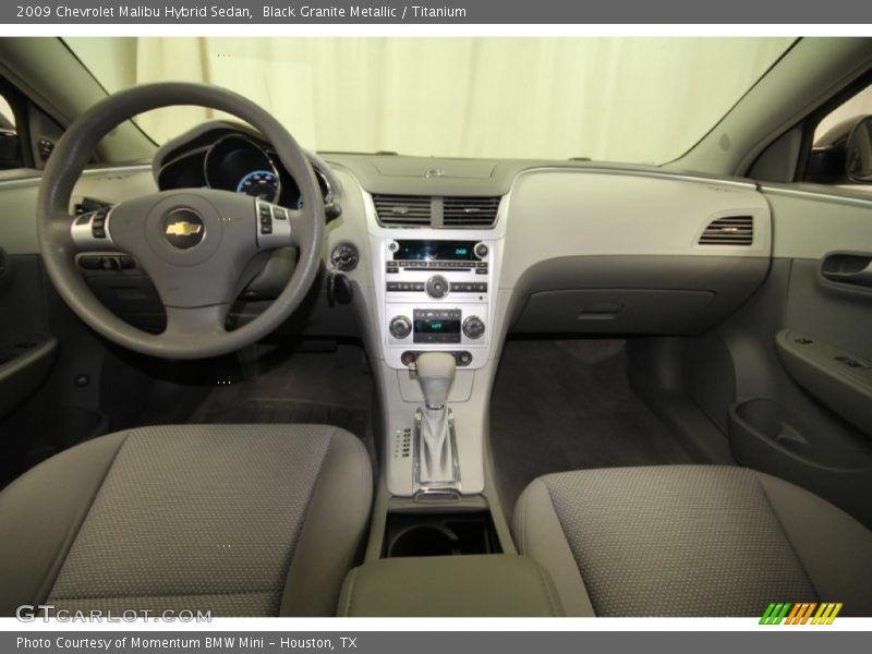 Black Granite Metallic / Titanium 2009 Chevrolet Malibu Hybrid Sedan