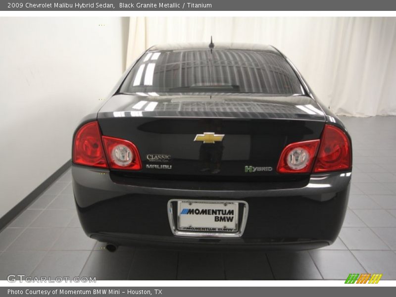 Black Granite Metallic / Titanium 2009 Chevrolet Malibu Hybrid Sedan