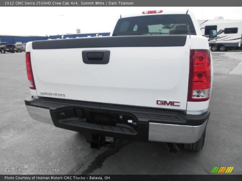 Summit White / Dark Titanium 2012 GMC Sierra 2500HD Crew Cab 4x4