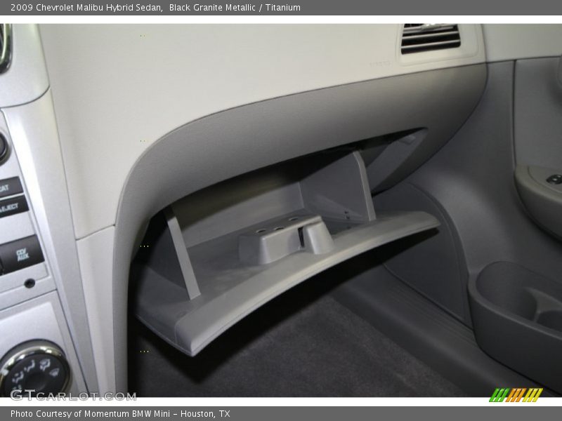 Black Granite Metallic / Titanium 2009 Chevrolet Malibu Hybrid Sedan