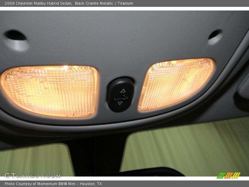 Black Granite Metallic / Titanium 2009 Chevrolet Malibu Hybrid Sedan