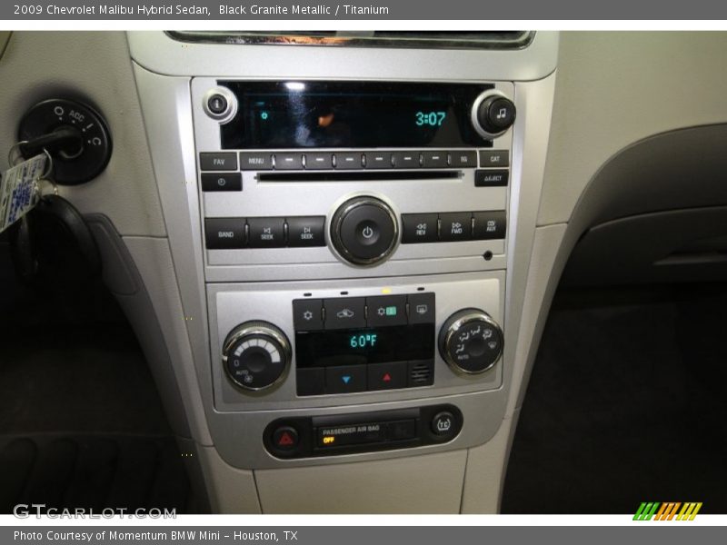 Black Granite Metallic / Titanium 2009 Chevrolet Malibu Hybrid Sedan