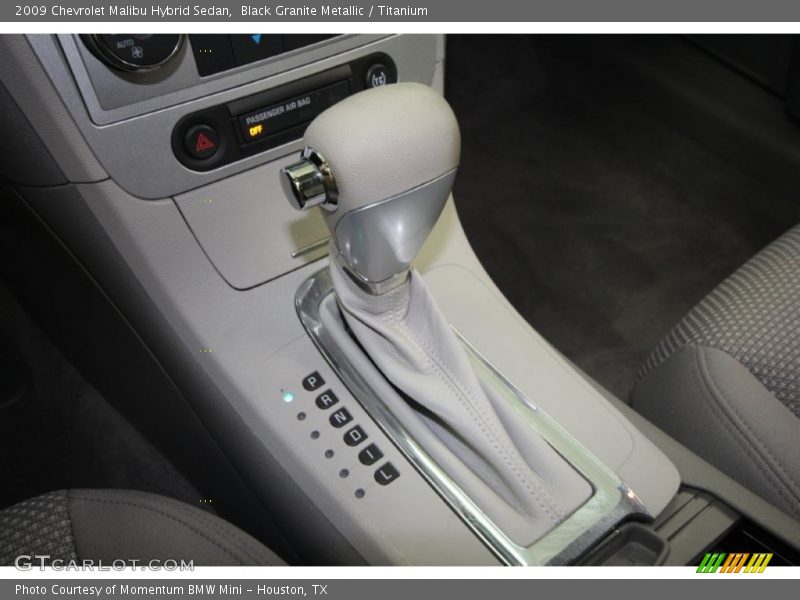 Black Granite Metallic / Titanium 2009 Chevrolet Malibu Hybrid Sedan