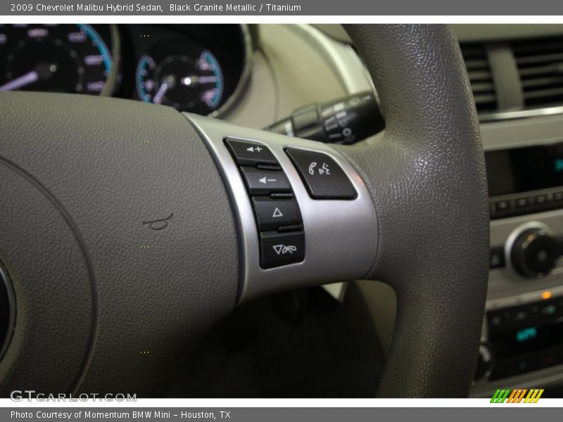 Black Granite Metallic / Titanium 2009 Chevrolet Malibu Hybrid Sedan