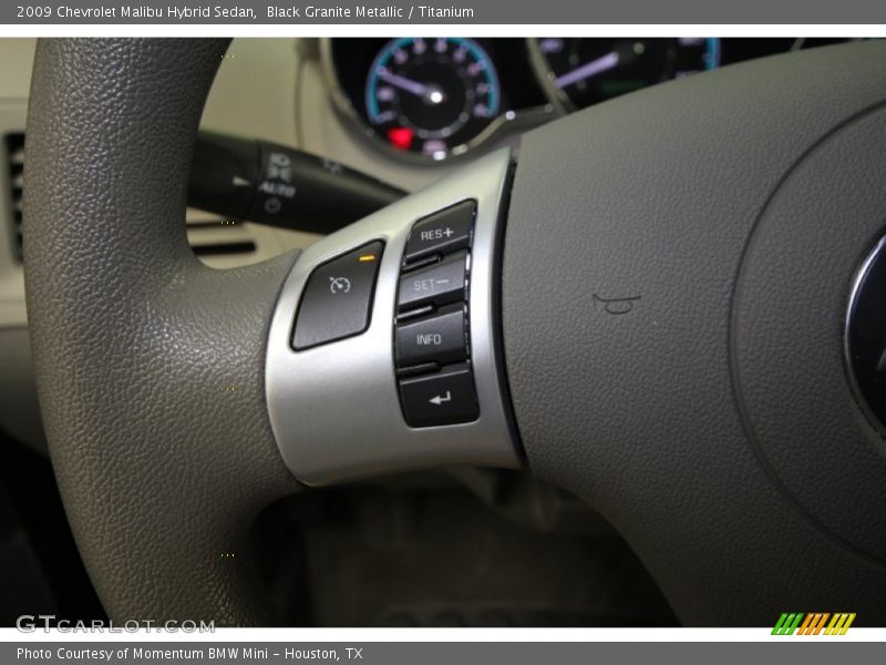Black Granite Metallic / Titanium 2009 Chevrolet Malibu Hybrid Sedan