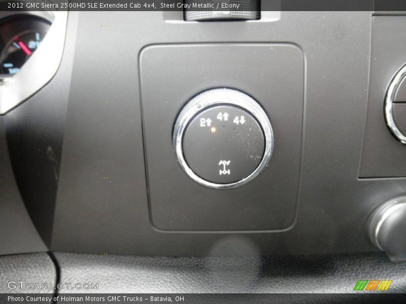 Steel Gray Metallic / Ebony 2012 GMC Sierra 2500HD SLE Extended Cab 4x4