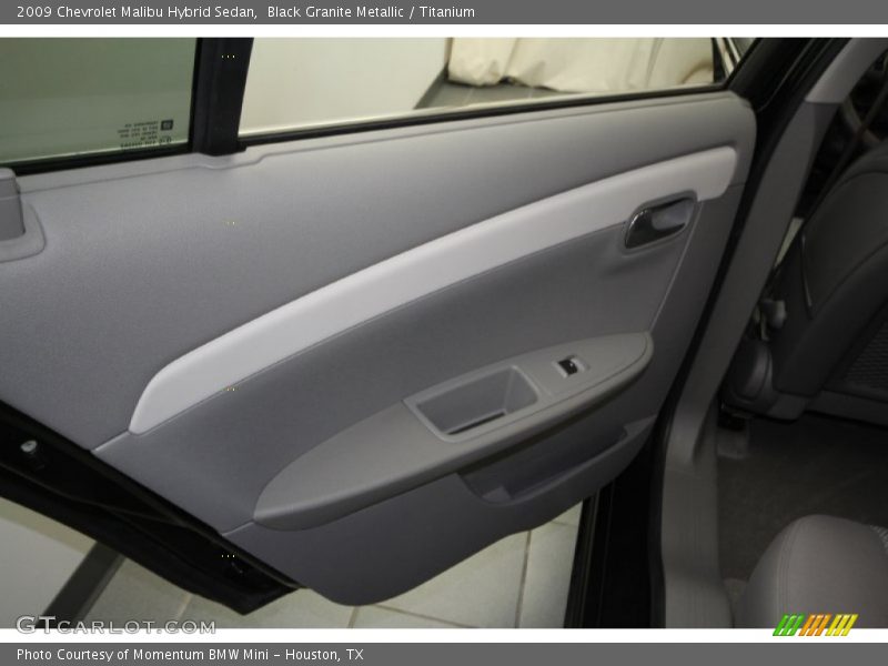 Black Granite Metallic / Titanium 2009 Chevrolet Malibu Hybrid Sedan
