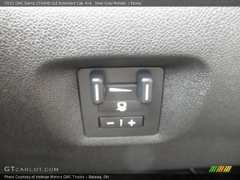 Steel Gray Metallic / Ebony 2012 GMC Sierra 2500HD SLE Extended Cab 4x4