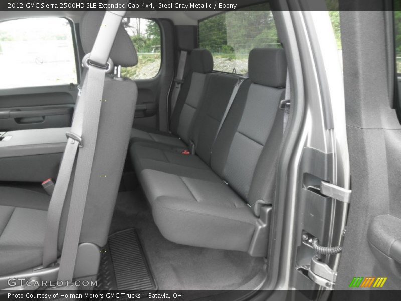 Steel Gray Metallic / Ebony 2012 GMC Sierra 2500HD SLE Extended Cab 4x4