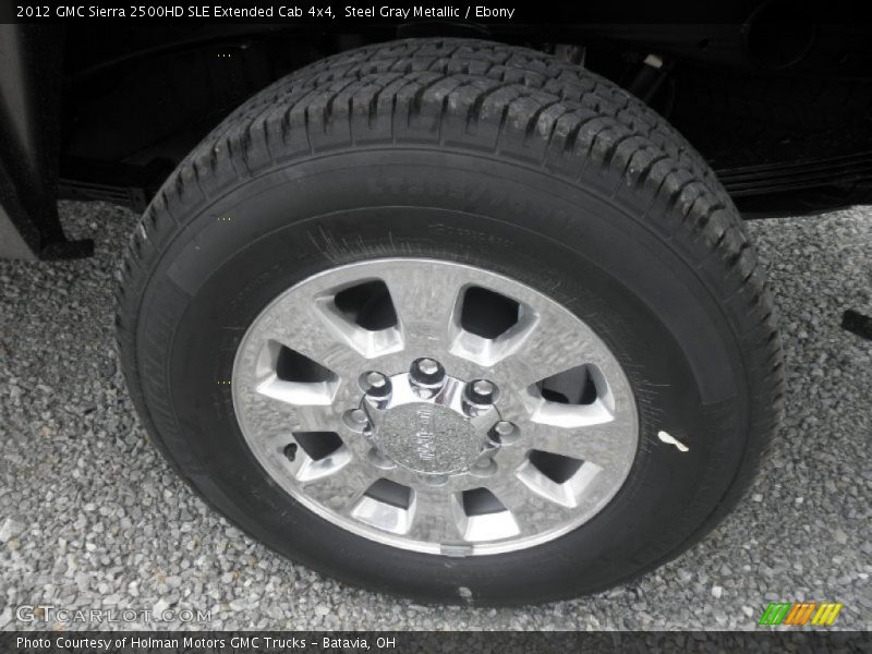 Steel Gray Metallic / Ebony 2012 GMC Sierra 2500HD SLE Extended Cab 4x4