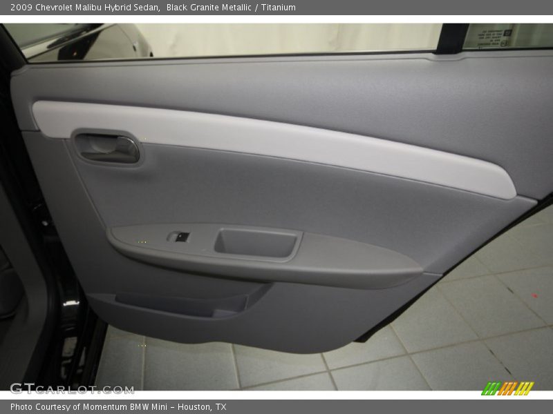 Black Granite Metallic / Titanium 2009 Chevrolet Malibu Hybrid Sedan