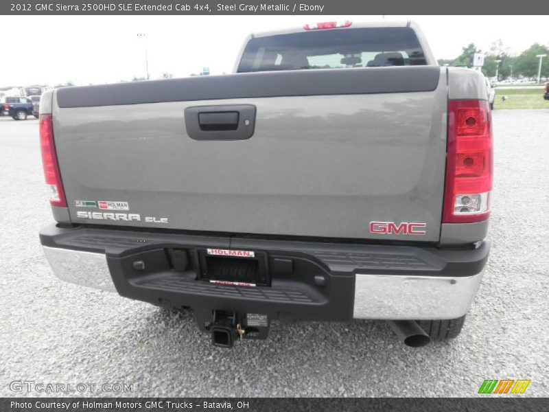 Steel Gray Metallic / Ebony 2012 GMC Sierra 2500HD SLE Extended Cab 4x4