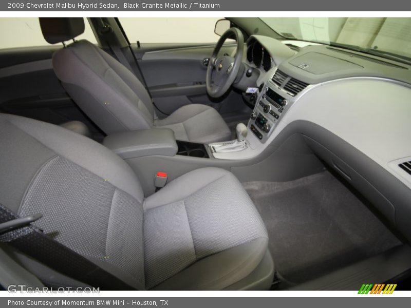 Black Granite Metallic / Titanium 2009 Chevrolet Malibu Hybrid Sedan