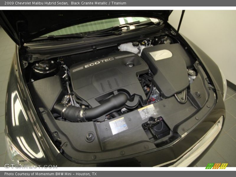 Black Granite Metallic / Titanium 2009 Chevrolet Malibu Hybrid Sedan