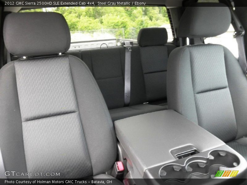 Steel Gray Metallic / Ebony 2012 GMC Sierra 2500HD SLE Extended Cab 4x4
