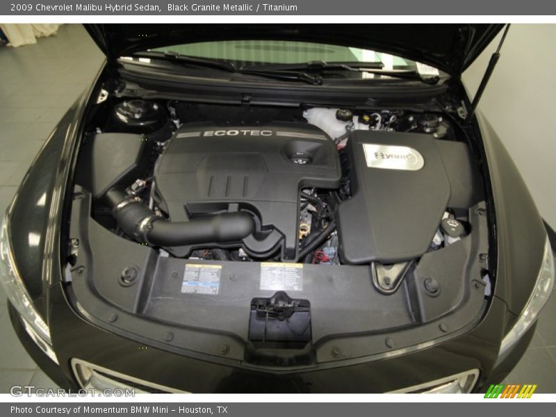 Black Granite Metallic / Titanium 2009 Chevrolet Malibu Hybrid Sedan