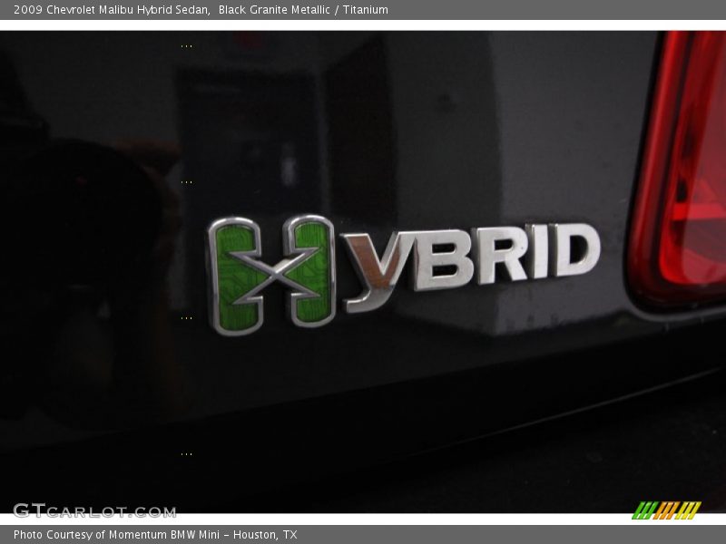 Black Granite Metallic / Titanium 2009 Chevrolet Malibu Hybrid Sedan