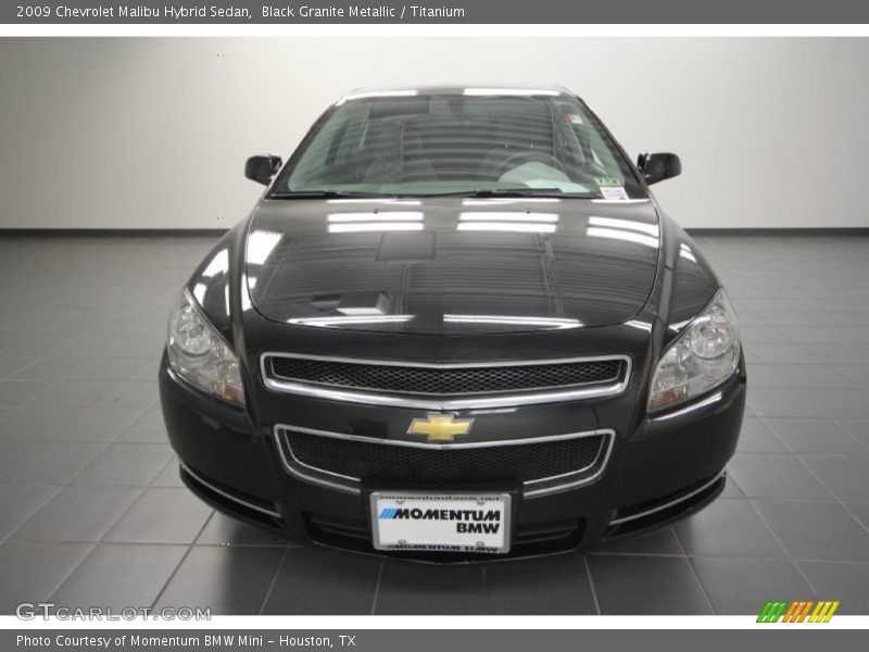Black Granite Metallic / Titanium 2009 Chevrolet Malibu Hybrid Sedan
