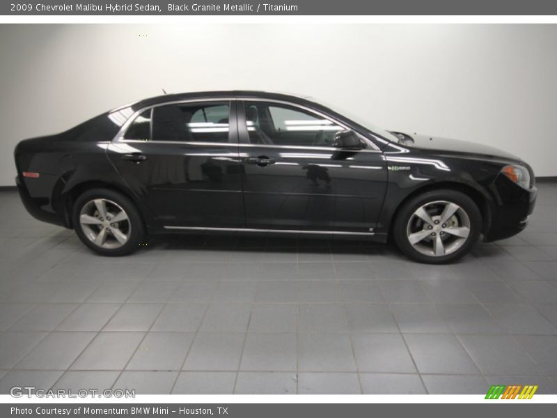Black Granite Metallic / Titanium 2009 Chevrolet Malibu Hybrid Sedan