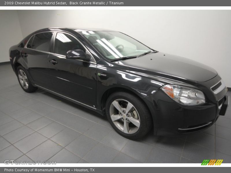 Black Granite Metallic / Titanium 2009 Chevrolet Malibu Hybrid Sedan